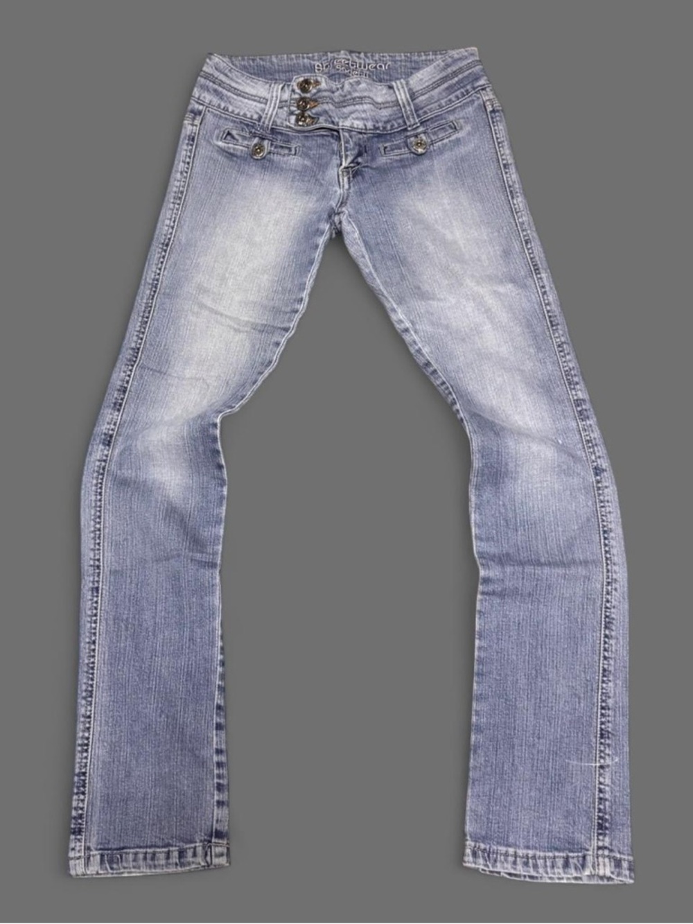 Streetwear vintage Y2K LOW RISE Skinny Jeans - Picture 4 of 8